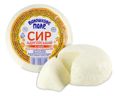 Сир Волошкове Поле Адигейський м'який 40% 275г